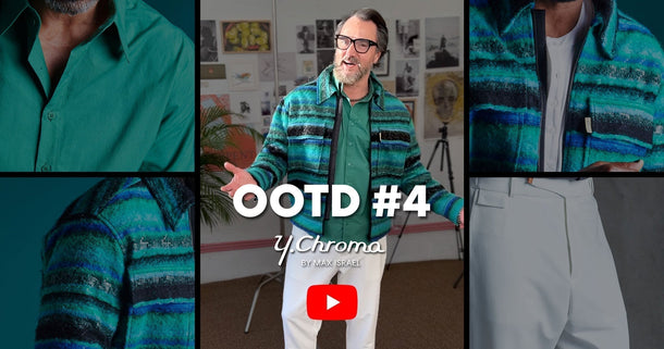 Rocking Out in Winter with White Pants