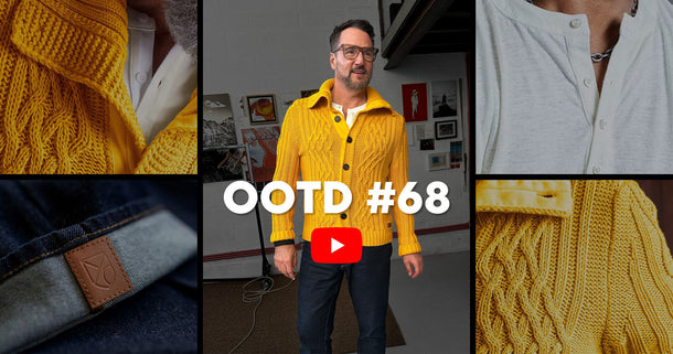 An old school look inspired by Steve McQueen