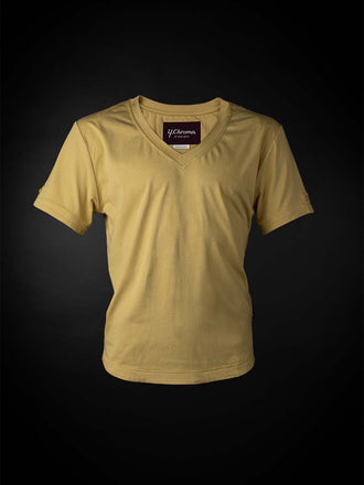 Buffed Cotton V-Neck