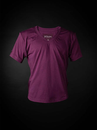 Buffed Cotton V-Neck