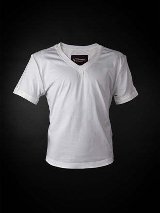 Buffed Cotton V-Neck