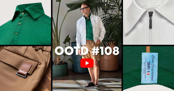 A Fresh Green + Tan Outfit To Greet The Spring