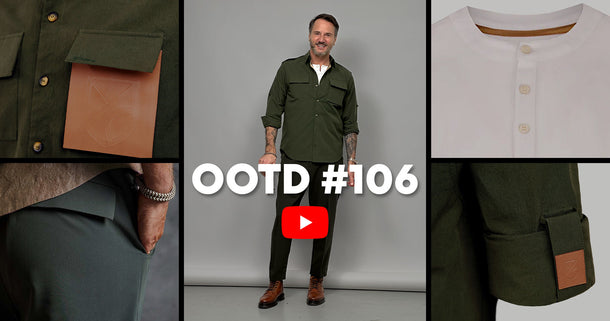 A Monochrome Military Olive Look