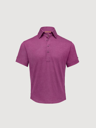 Madeira French Linen Short Sleeve Polo
