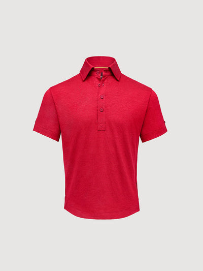 Madeira French Linen Short Sleeve Polo