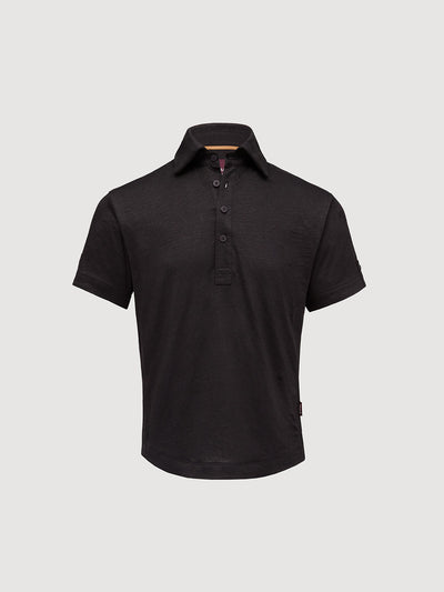 Madeira French Linen Short Sleeve Polo