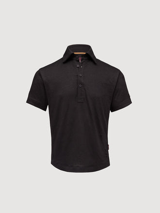 Madeira French Linen Short Sleeve Polo