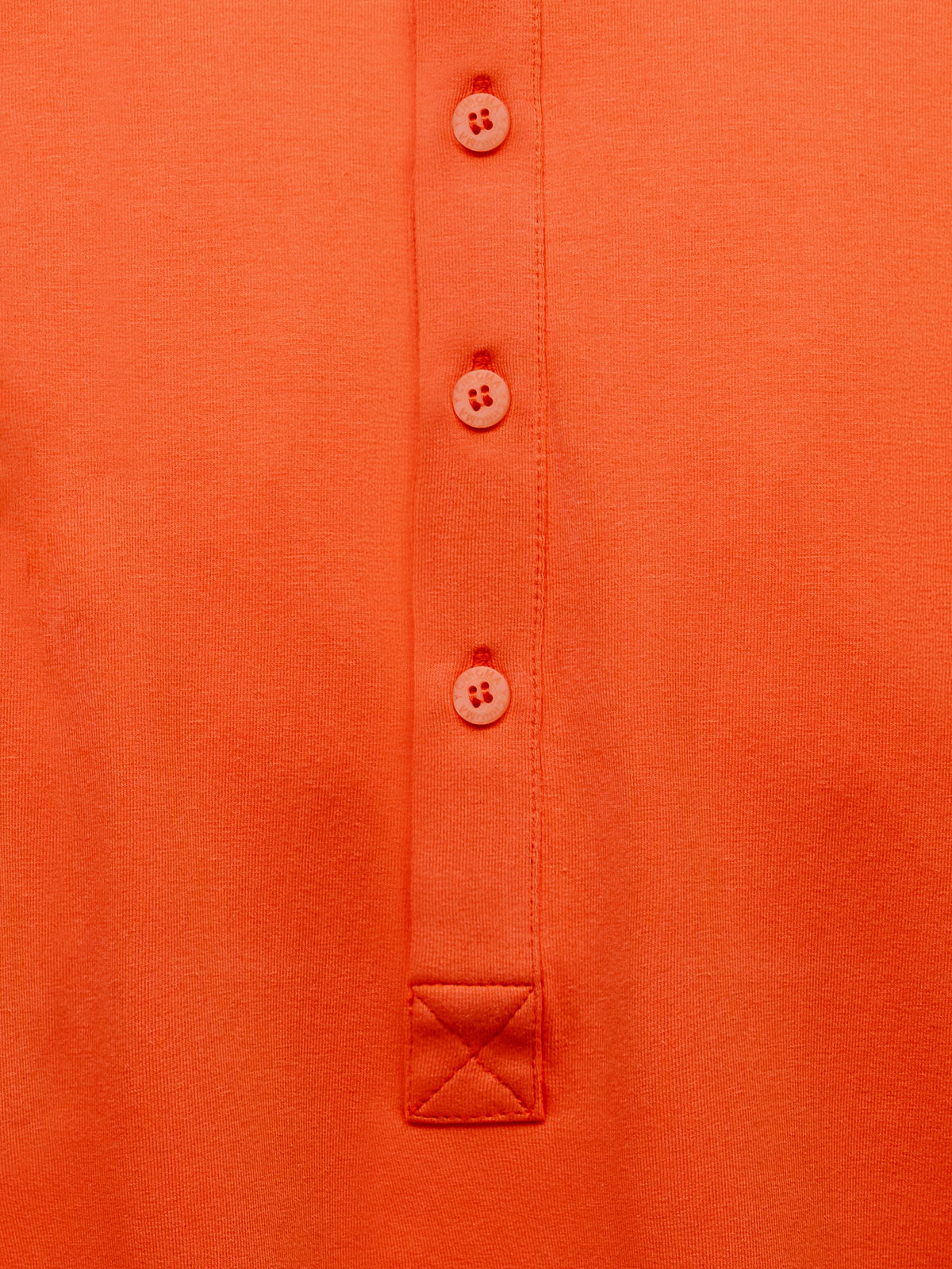 Buffed Cotton Long-Sleeve Henley