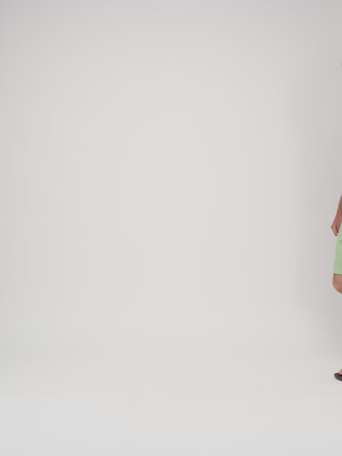 Madeira French Linen Short Sleeve Polo in *Quartz Pink* (dusty pink) — video | Y.Chroma