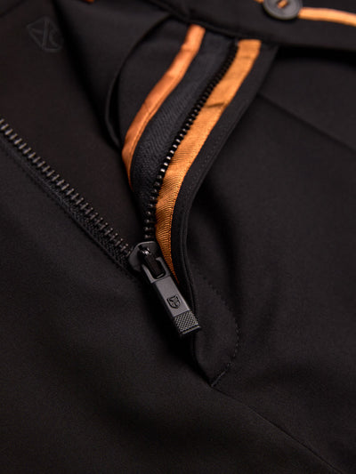 Retinol Pant 2026 Edition in *Berlin Black* (black) — zip and fly detail | Y.Chroma