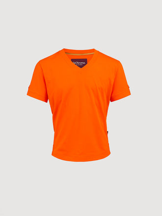 Buffed Cotton V-Neck