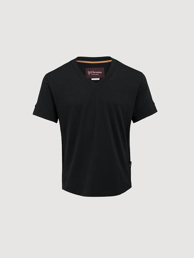Buffed Cotton V-Neck