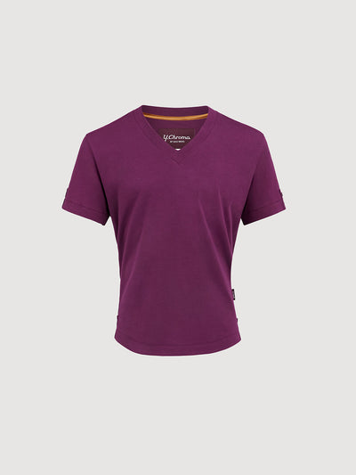Buffed Cotton V-Neck
