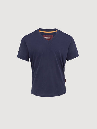 Buffed Cotton V-Neck