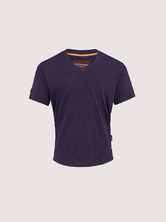 Buffed Cotton V-Neck
