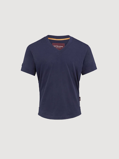 Buffed Cotton V-Neck
