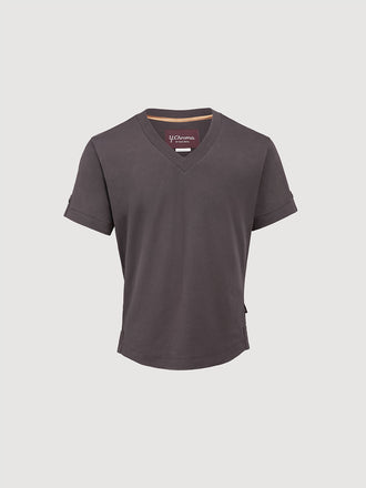Buffed Cotton V-Neck
