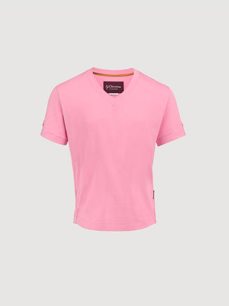 Buffed Cotton V-Neck