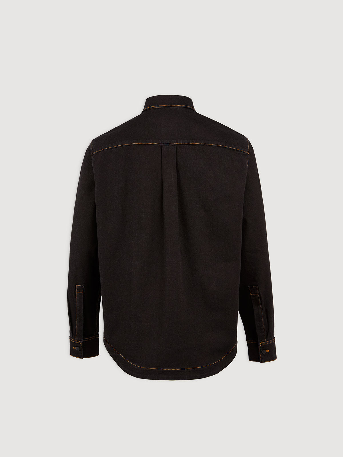 Cognac Pocket Denim Shirt