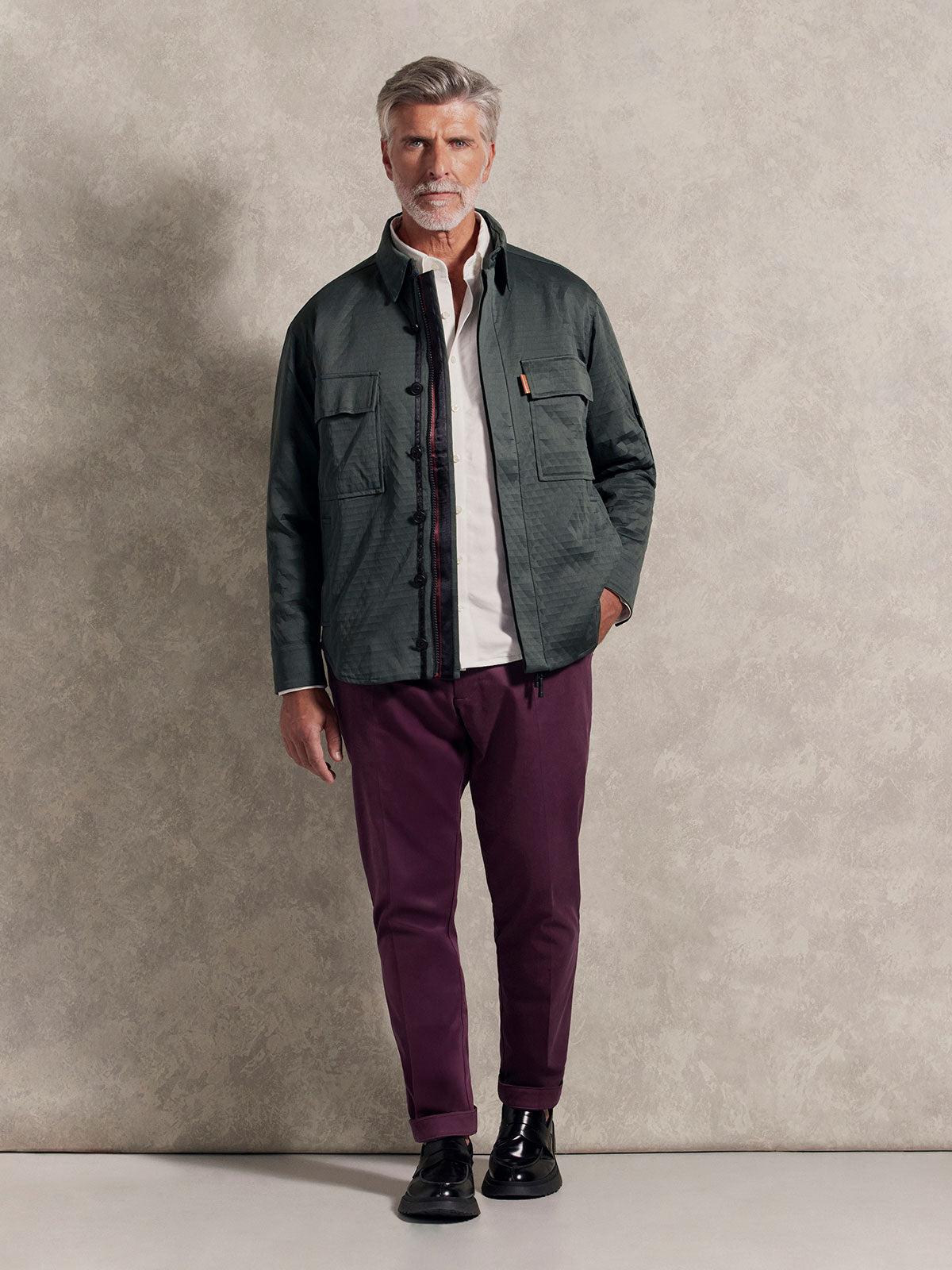 Dark Military Olive and Italian Plum