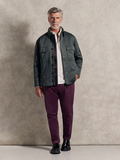 Dark Military Olive and Italian Plum