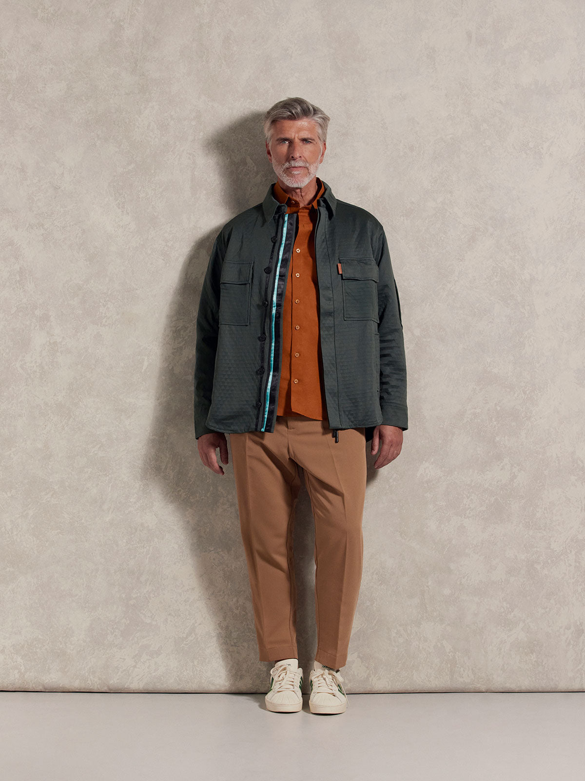 Dark Military Olive and Aqua