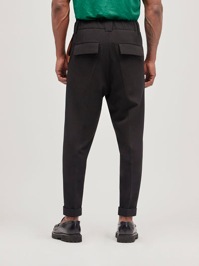Retinol Pant 2026 Edition in *Berlin Black* (black) — back detail view | Y.Chroma